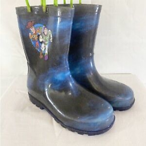 Toy Story Rain Boots Featuring Woody and Buzz Lightyear - Gently Worn
